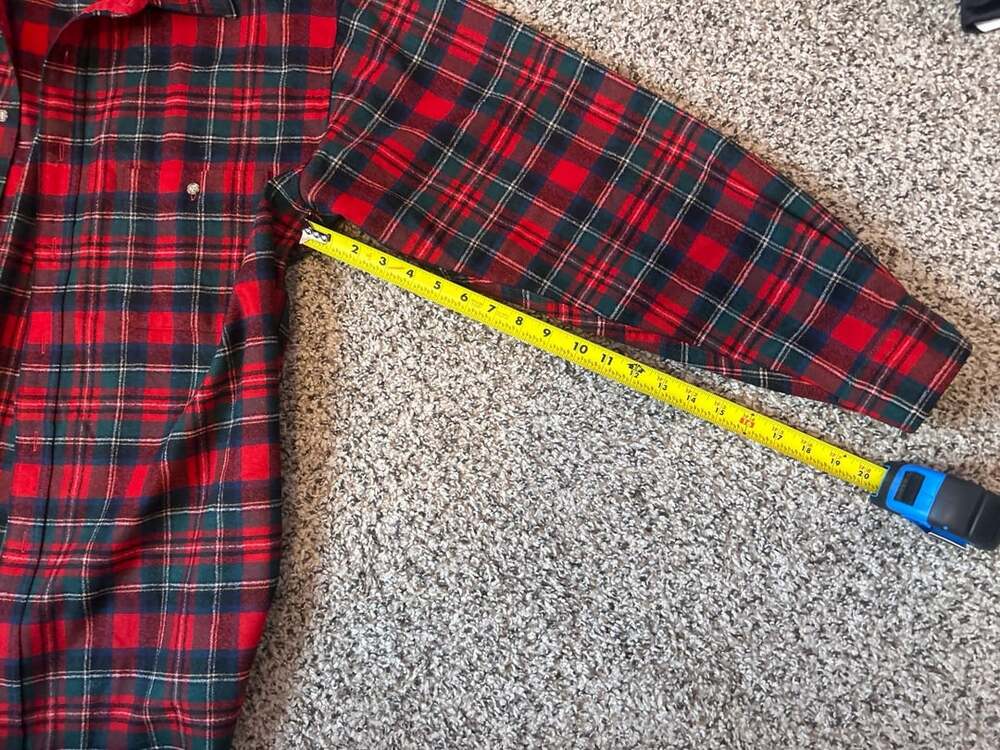 Pendleton Prince Charles Edward Stewart Tartan Plaid Shirt Size XL Red - Picture 8 of 12